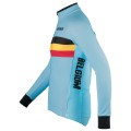 BELGIEN 2022 Radtrikot langarm-Radsport-National-Team