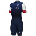 Frankreich 2023 Trägerhose kurz-ALE Radsport-Profi-Team