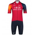 INEOS GRENADIERS 2023 ICON Radtrikot kurzarm(langer RV)-Radsport-Profi-Team