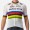 Quick Step-Alpha Vinyl Straßenrad Weltmeister Regenbogentrikot 2022 Competizione Radtrikot kurzarm-Radsport-Profi-Team