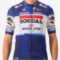 Soudal Quick-Step 2023 Set(Competizione Radtrikot+Competizione Trägerhose)-Radsport-Profi-Team