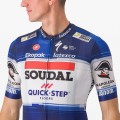 Soudal Quick-Step 2023 Set(Competizione Radtrikot+Competizione Trägerhose)-Radsport-Profi-Team