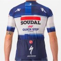 Soudal Quick-Step 2023 Set(Competizione Radtrikot+Competizione Trägerhose)-Radsport-Profi-Team