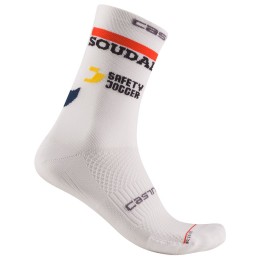 Soudal Quick-Step 2023 Socken weiß  Radsport-Profi-Team