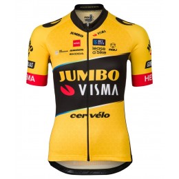 TEAM JUMBO-VISMA 2023 Radtrikot Damen kurzarm-Radsport-Profi-Team